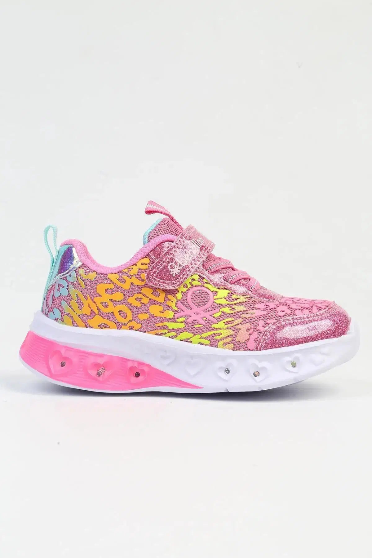 Benetton Kız Çocuk Fuşya Işıklı Spor Ayakkabı BNI10125-01